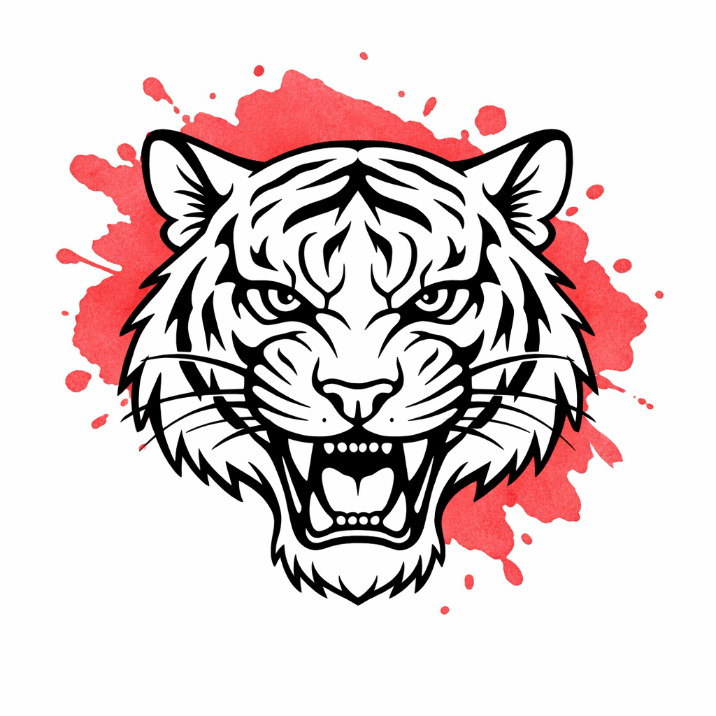 Example of Watercolor tattoo style